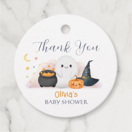 Etiquetas Para Recuerdos Halloween Little Boo Baby Shower Gracias