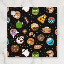 Etiquetas Para Recuerdos Halloween Monster Cookie Kids Fiesta gracias