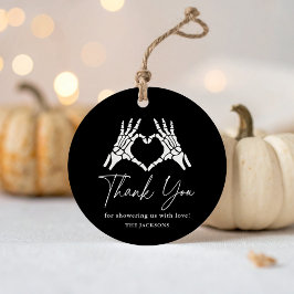 Etiquetas Para Recuerdos Halloween Skeleton Hands Baby Shower