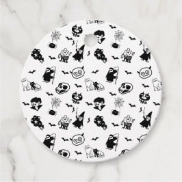 Etiquetas Para Recuerdos Halloween Spookan Cute Pattern Horror de vacacione