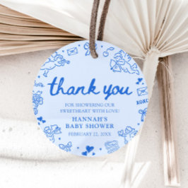 Etiquetas Para Recuerdos Hand Drawn Valentine Little Sweetheart Baby Shower