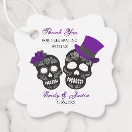 Etiquetas Para Recuerdos Hasta que la muerte nos haga parte | Boda morado