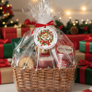 Etiquetas Para Recuerdos Have Yourself A Merry Christmas Custom Vintage