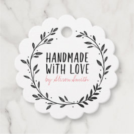 Etiquetas Para Recuerdos Hecho a mano con amor