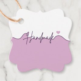 Etiquetas Para Recuerdos Hecho a Mano con Amor Empaquetado para Pequeños Ne