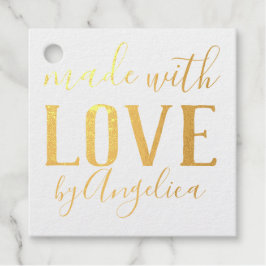 Etiquetas Para Recuerdos Hecho con el guión de amor personalizado