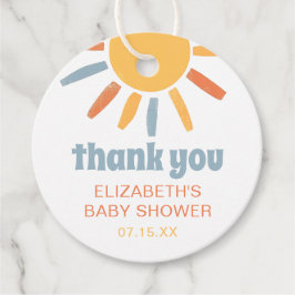 Etiquetas Para Recuerdos Here Comes The Son Boy Baby Shower Thankyou