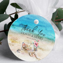 Hermosa acuarela Starfish Beach Wedding