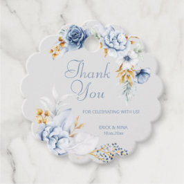 Etiquetas Para Recuerdos Hermosa Flor de Acuarela Agradecimiento