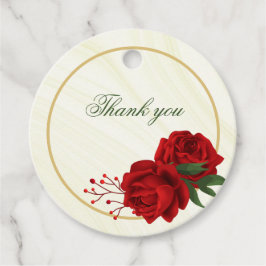 Etiquetas Para Recuerdos hermosas flores rojas hojas verdes gracias