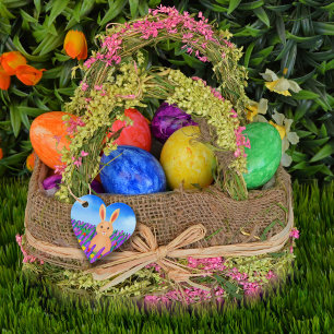 Etiquetas Para Recuerdos Hermoso de Pascua en las flores