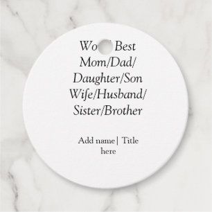 Etiquetas Para Recuerdos Hijos de padre de la esposa del marido de la mejor