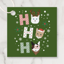 Etiquetas Para Recuerdos Ho Ho Ho Ho Gats Feliz Navidad