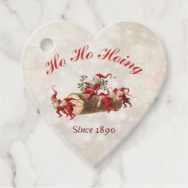 Etiquetas Para Recuerdos Ho Ho Hoing desde 1890 navidades del gnomo vintage