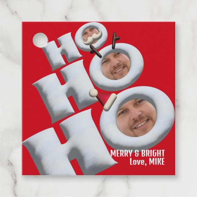 Etiquetas Para Recuerdos ¡HOHOHO! ¡Soy yo! (Anverso)