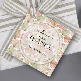 Etiquetas Para Recuerdos Hojas Secas Flores Despedida de Soltera