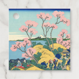 Etiquetas Para Recuerdos Hokusai Fuji de Gotenyama en el Tōkaidō