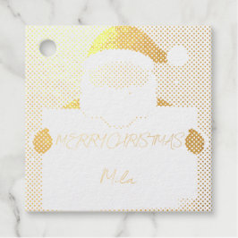 Etiquetas Para Recuerdos Holiday Santa Claus