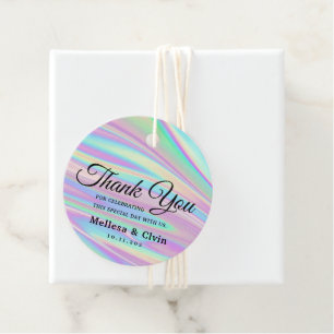 Etiquetas Para Recuerdos Holografía Unicornio