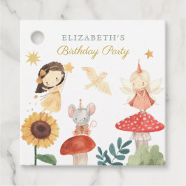 Etiquetas Para Recuerdos Honor de cumpleaños de hadas encantadas