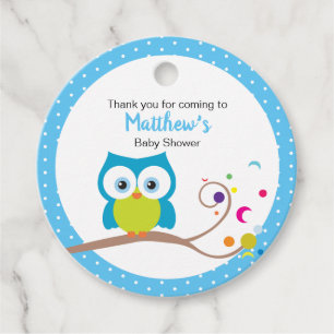 Etiquetas Para Recuerdos Hoot Owl Wildlife Boy