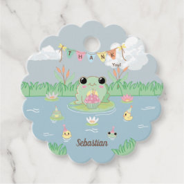 Etiquetas Para Recuerdos Hoppy Birthday Frog Thank You