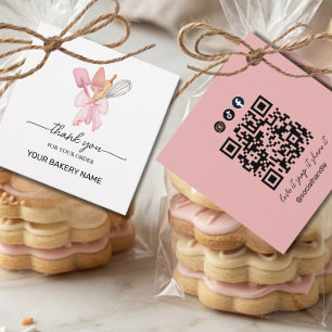 Etiquetas Para Recuerdos Horneado con amor acuarela personalizada