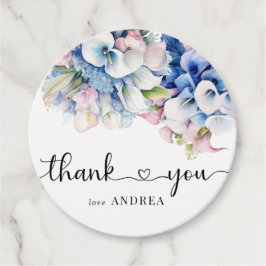 Etiquetas Para Recuerdos Hortensia | Lirios Floral