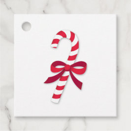 Etiquetas Para Recuerdos Ilustracion clásico Candy Cane Ribbon