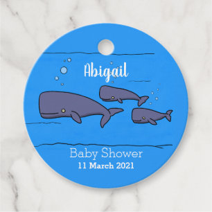 Etiquetas Para Recuerdos Ilustracion de ballenas personalizados migratorias