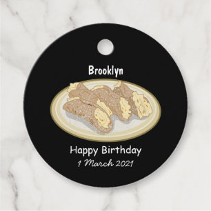 Etiquetas Para Recuerdos Ilustracion personalizado Cannoli