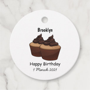 Etiquetas Para Recuerdos Ilustracion personalizado de tarta