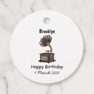 Etiquetas Para Recuerdos Ilustracion personalizado girable