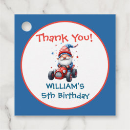 Etiquetas Para Recuerdos Independence Day Cute Gnome Birthday
