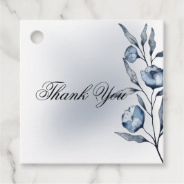 Etiquetas Para Recuerdos Indigo Romance Wedding Favor Tags