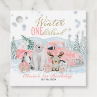 Invierno Onederland Chica Animal Ártico Cumpleaños