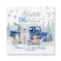 Invierno Onederland Niño Animal Ártico Cumpleaños