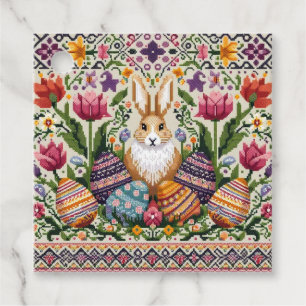 Etiquetas Para Recuerdos Isla Cuta/Colorida Primavera/Feria de Pascua