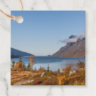 Etiquetas Para Recuerdos Isla Kvaloya Noruega