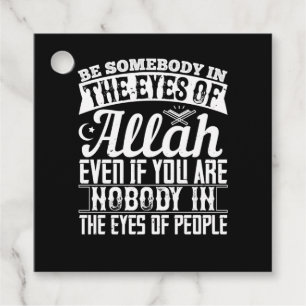 Etiquetas Para Recuerdos Islam - Sé Alguien En Los Ojos De Alá