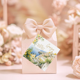 Etiquetas Para Recuerdos Italia mediterránea Positano ducha de novias itali