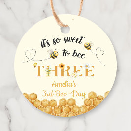 Etiquetas Para Recuerdos It's So Sweet To Bee 3rd Birthday