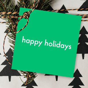 Etiquetas Para Recuerdos Jade Green Minimalista Xmas simples y simples de