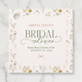 Etiquetas Para Recuerdos Jardín de Cuento de Hadas Caprichoso y Despedida d