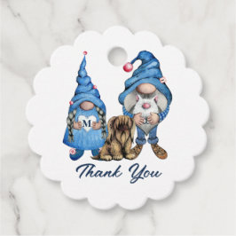 Etiquetas Para Recuerdos Jeans Watercolor Gnomes