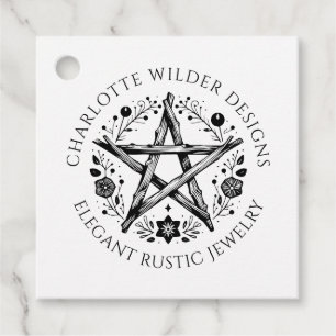 Etiquetas Para Recuerdos Joyería Pagan de Wiccan