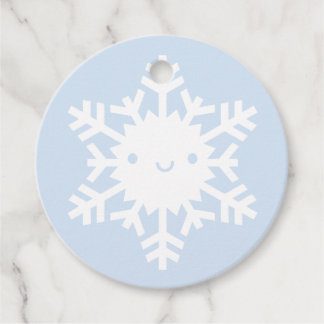 Etiquetas Para Recuerdos Kawaii Winter Snowflake