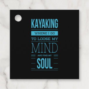 Etiquetas Para Recuerdos Kayaking Where I Go To Loose My Mind