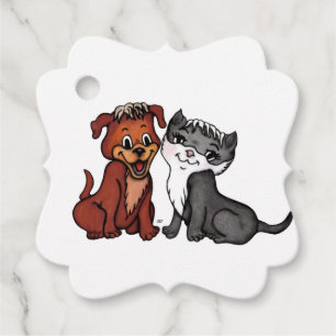Etiquetas Para Recuerdos Kitty y Puppy
