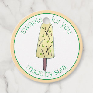 Etiquetas Para Recuerdos Kulfi Qulfi Dessero congelado de helado de comida